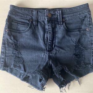 Guess Black Denim Shorts